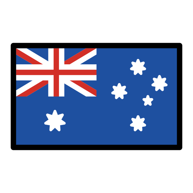 flag: Heard & McDonald Islands transparent PNG icon, color version, 618 by 618 pixels