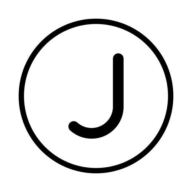 regional indicator J transparent PNG icon, color version, 618 by 618 pixels