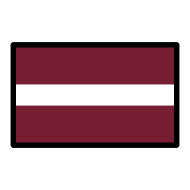 flag: Latvia transparent PNG icon, color version, 618 by 618 pixels
