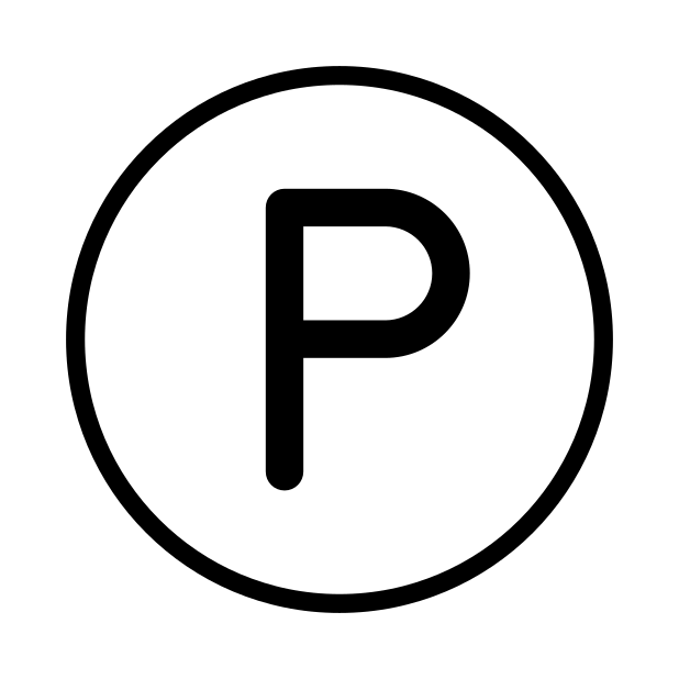 regional indicator P transparent PNG icon, color version, 618 by 618 pixels