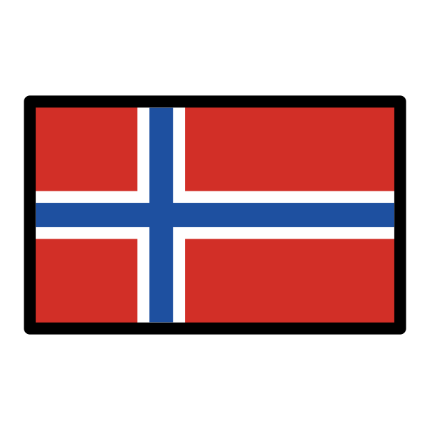 flag: Svalbard & Jan Mayen transparent PNG icon, color version, 618 by 618 pixels