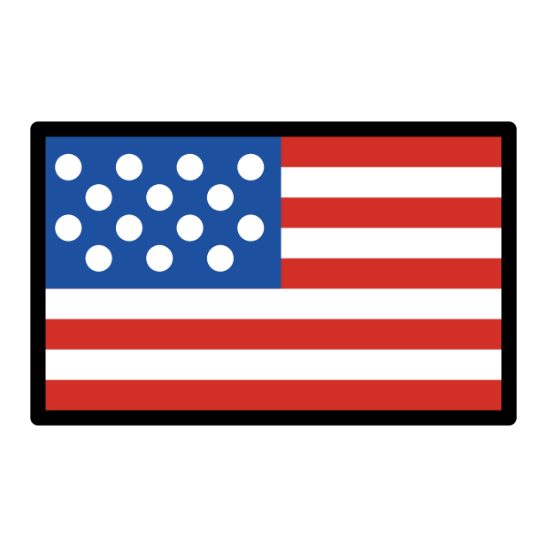 flag: U.S. Outlying Islands transparent PNG icon, color version, 618 by 618 pixels