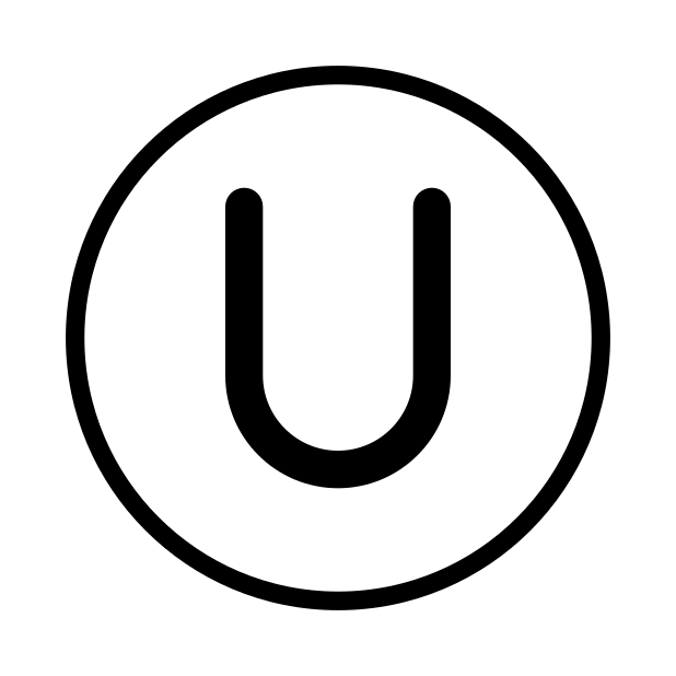 regional indicator U transparent PNG icon, color version, 618 by 618 pixels