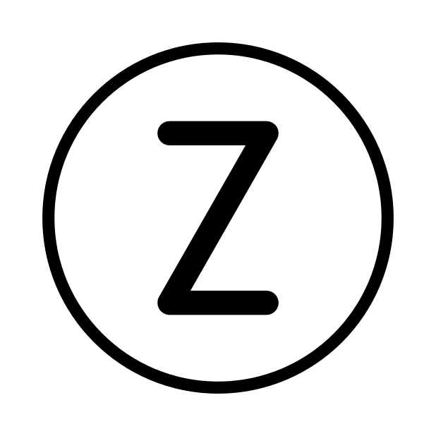 regional indicator Z transparent PNG icon, color version, 618 by 618 pixels