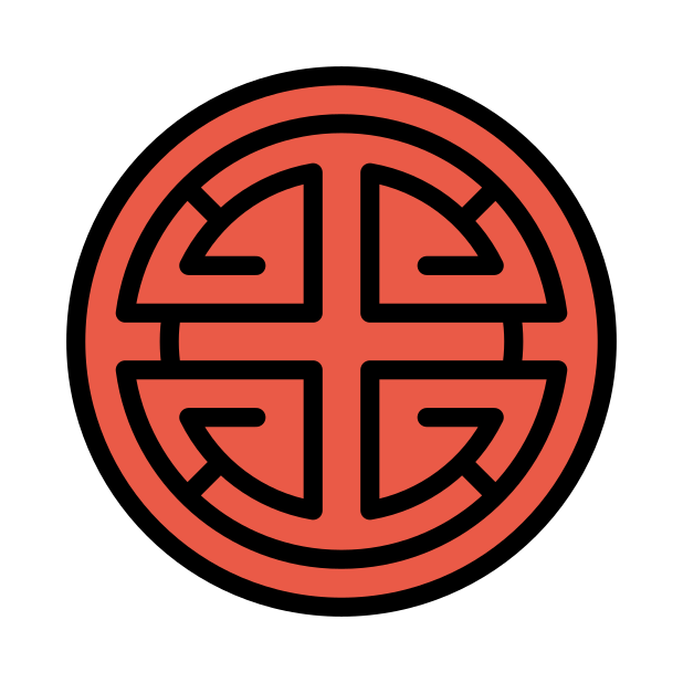 rounded symbol for lu transparent PNG icon, color version, 618 by 618 pixels