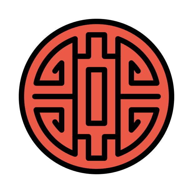 rounded symbol for cai transparent PNG icon, color version, 618 by 618 pixels