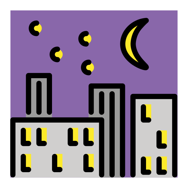 night with stars transparent PNG icon, color version, 618 by 618 pixels