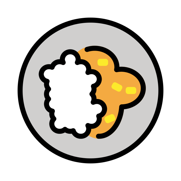 curry rice transparent PNG icon, color version, 618 by 618 pixels