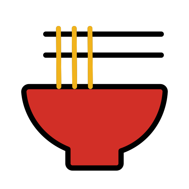 steaming bowl transparent PNG icon, color version, 618 by 618 pixels