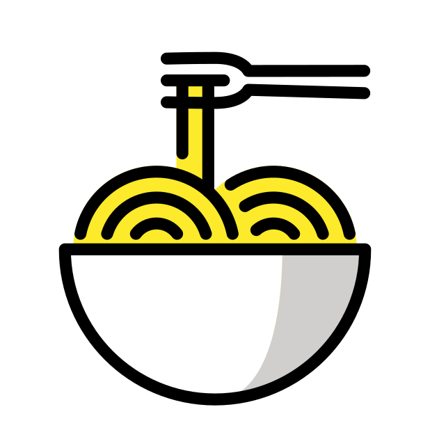 spaghetti transparent PNG icon, color version, 618 by 618 pixels