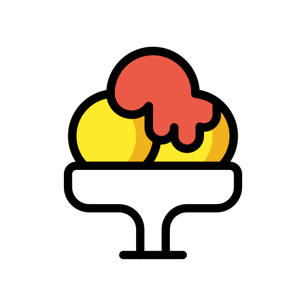 shaved ice transparent PNG icon, color version, 618 by 618 pixels