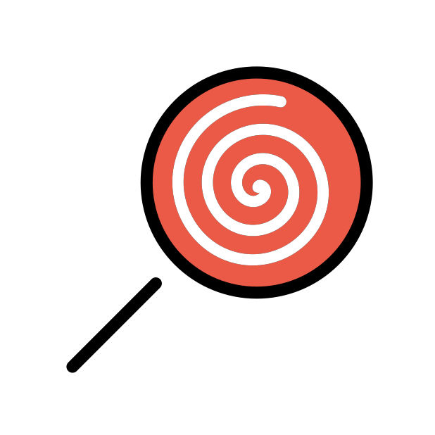 lollipop transparent PNG icon, color version, 618 by 618 pixels