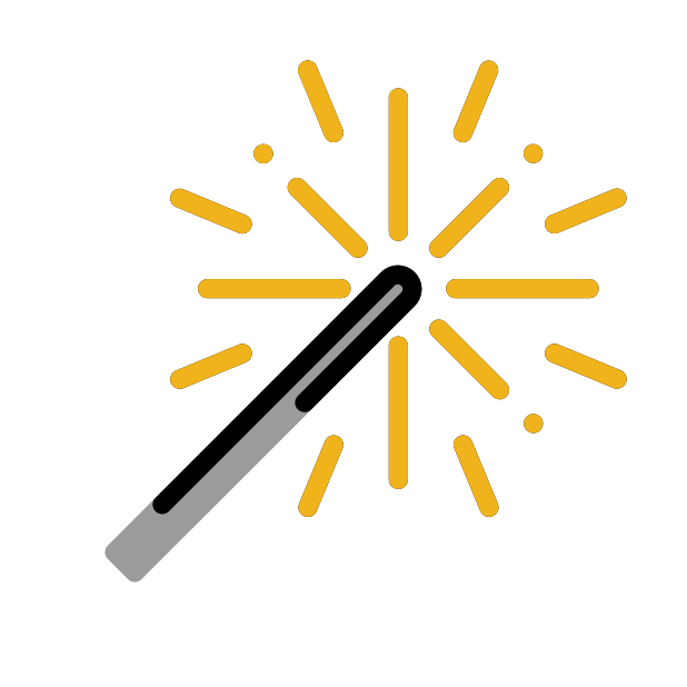 sparkler transparent PNG icon, color version, 618 by 618 pixels
