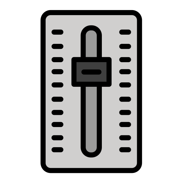 level slider transparent PNG icon, color version, 618 by 618 pixels