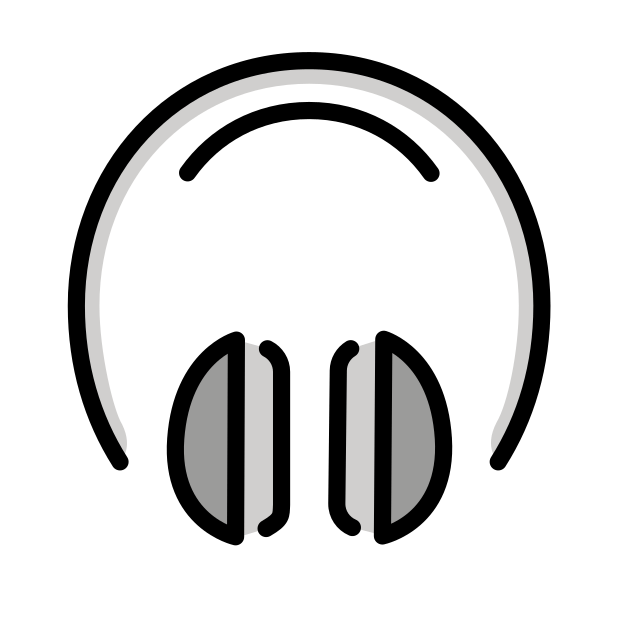 headphone transparent PNG icon, color version, 618 by 618 pixels