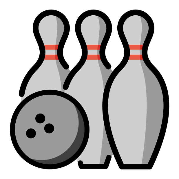 bowling transparent PNG icon, color version, 618 by 618 pixels
