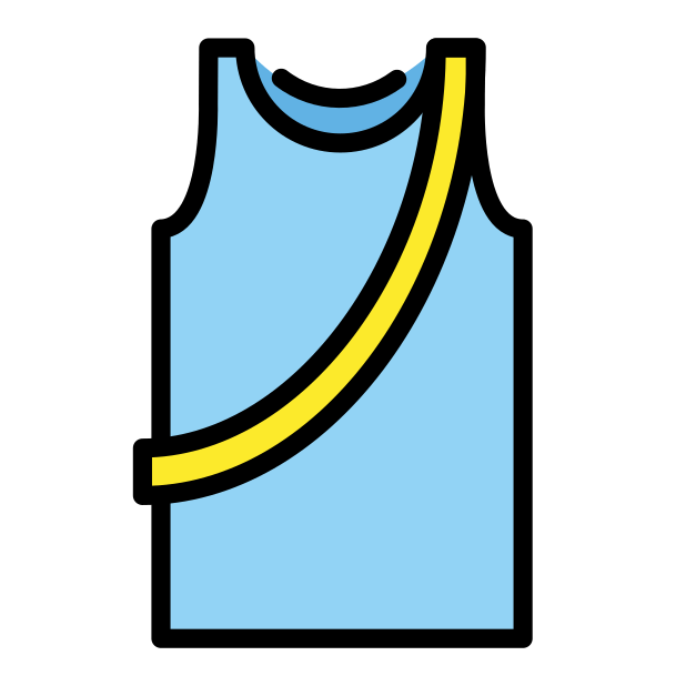 running shirt transparent PNG icon, color version, 618 by 618 pixels