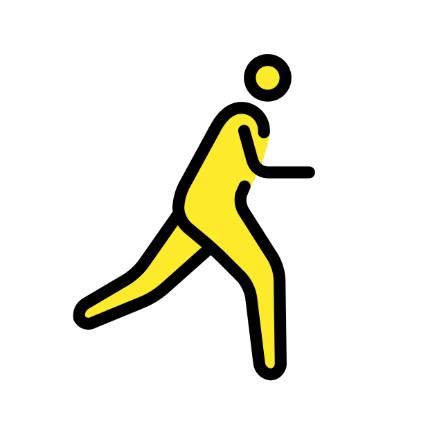 person running: facing right transparent PNG icon, color version, 618 by 618 pixels