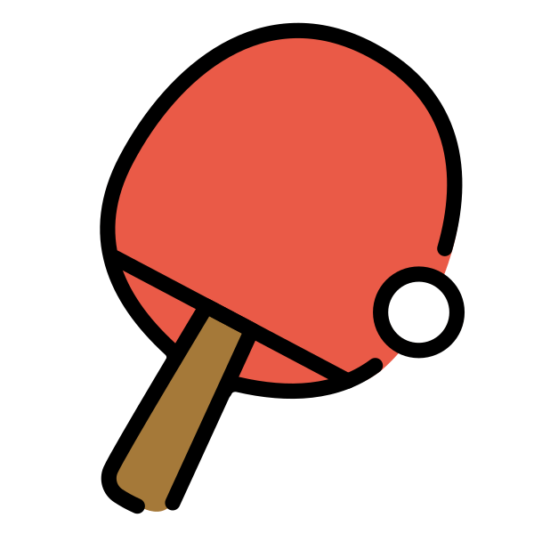 ping pong transparent PNG icon, color version, 618 by 618 pixels
