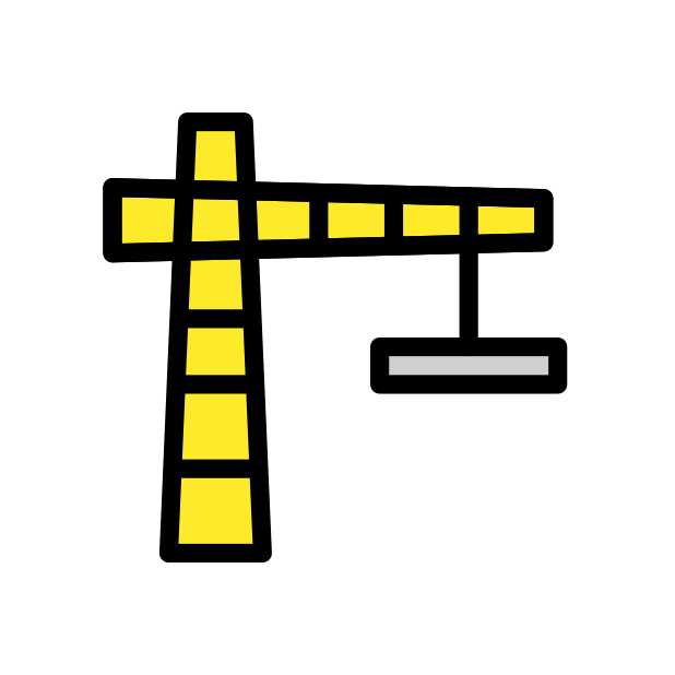 building construction transparent PNG icon, color version, 618 by 618 pixels