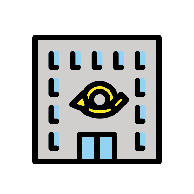 post office transparent PNG icon, color version, 618 by 618 pixels