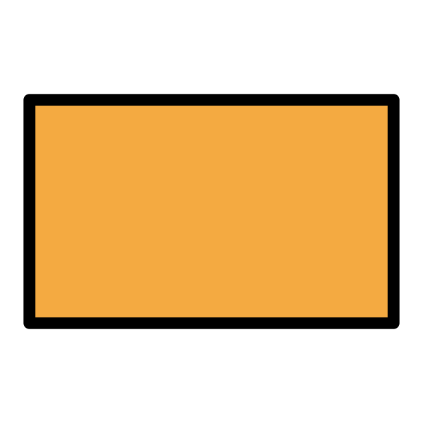 orange flag transparent PNG icon, color version, 618 by 618 pixels