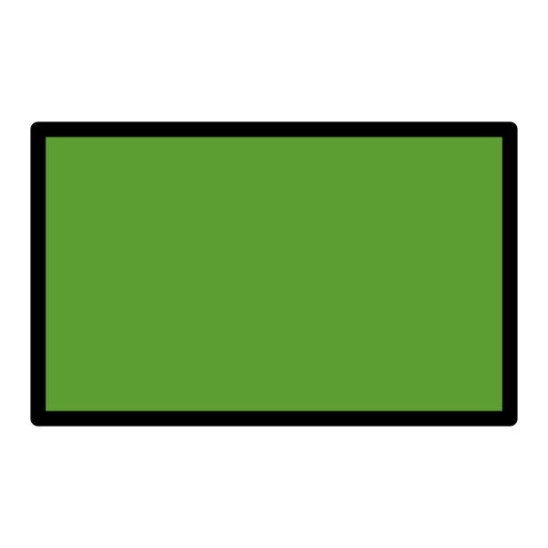 deep green flag transparent PNG icon, color version, 618 by 618 pixels
