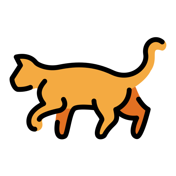 cat transparent PNG icon, color version, 618 by 618 pixels