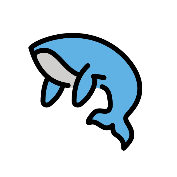 whale transparent PNG icon, color version, 618 by 618 pixels