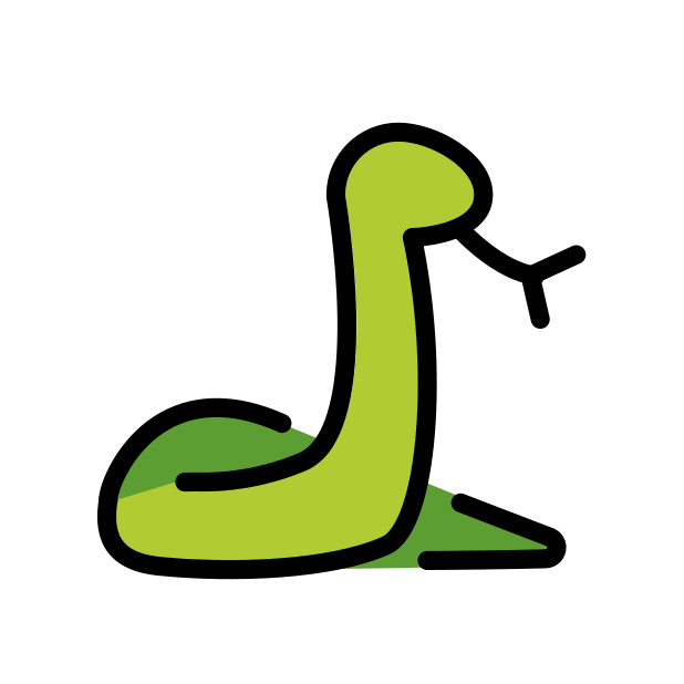 snake transparent PNG icon, color version, 618 by 618 pixels