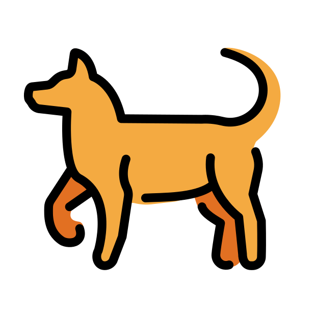 dog transparent PNG icon, color version, 618 by 618 pixels