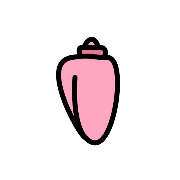 spiral shell transparent PNG icon, color version, 618 by 618 pixels
