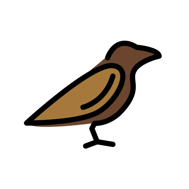 bird transparent PNG icon, color version, 618 by 618 pixels