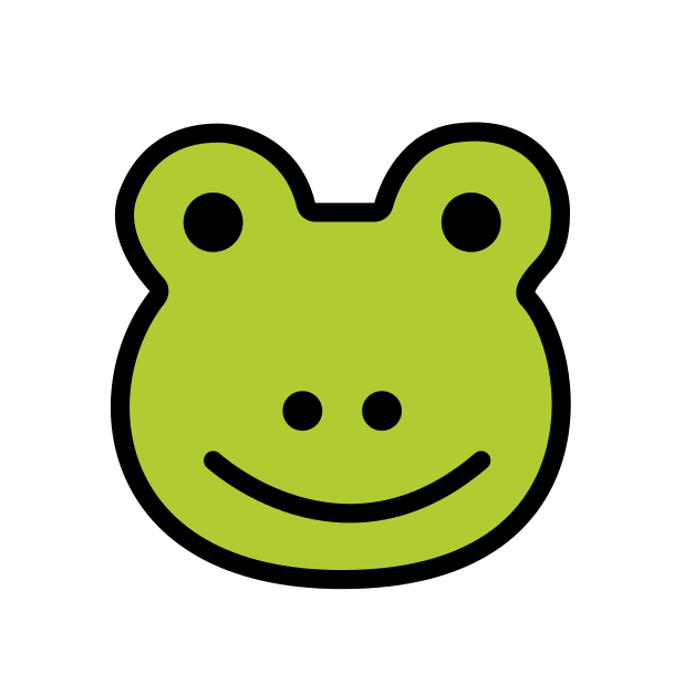 frog transparent PNG icon, color version, 618 by 618 pixels