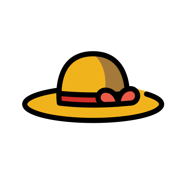 woman’s hat transparent PNG icon, color version, 618 by 618 pixels