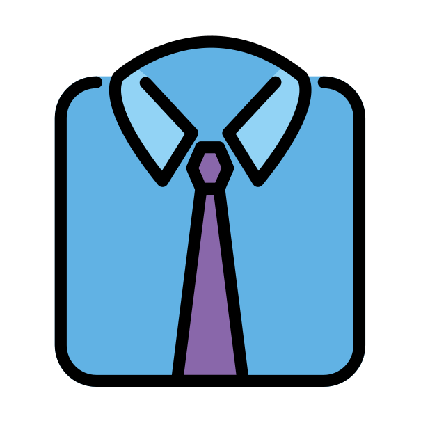 necktie transparent PNG icon, color version, 618 by 618 pixels