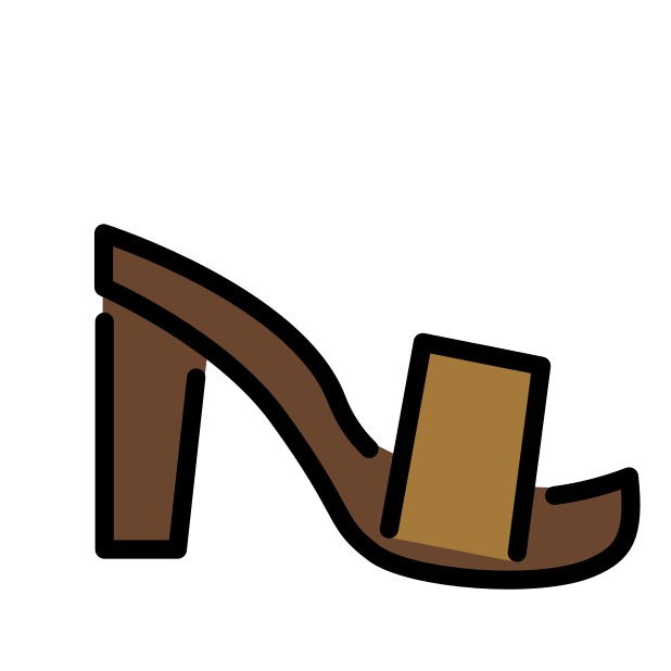 woman’s sandal transparent PNG icon, color version, 618 by 618 pixels