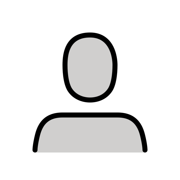 bust in silhouette transparent PNG icon, color version, 618 by 618 pixels
