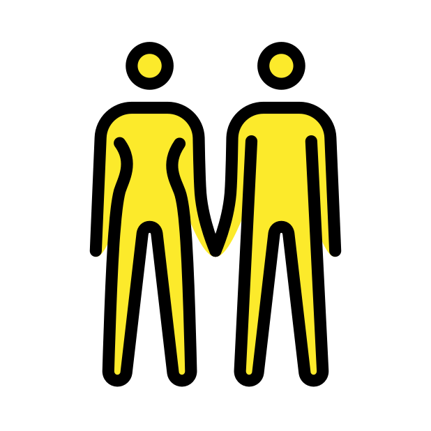 woman and man holding hands transparent PNG icon, color version, 618 by 618 pixels
