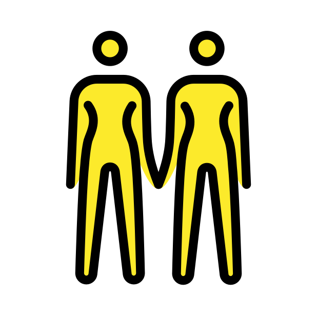 women holding hands transparent PNG icon, color version, 618 by 618 pixels