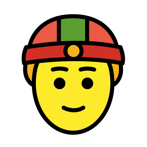 person with skullcap transparent PNG icon, color version, 618 by 618 pixels