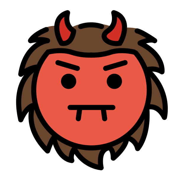 ogre transparent PNG icon, color version, 618 by 618 pixels