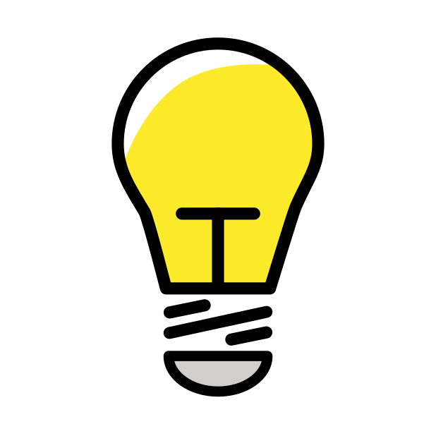 light bulb transparent PNG icon, color version, 618 by 618 pixels