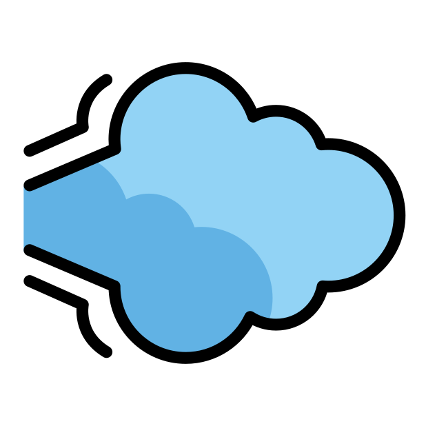 dashing away transparent PNG icon, color version, 618 by 618 pixels