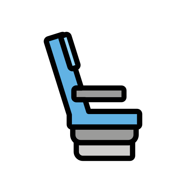 seat transparent PNG icon, color version, 618 by 618 pixels