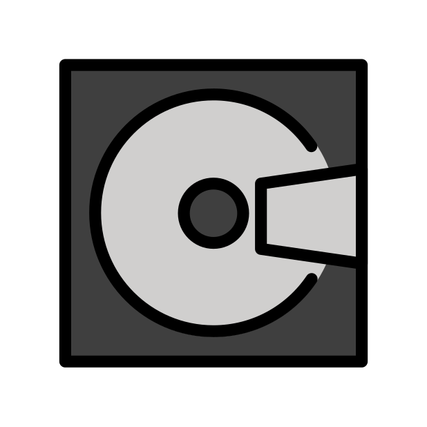 computer disk transparent PNG icon, color version, 618 by 618 pixels