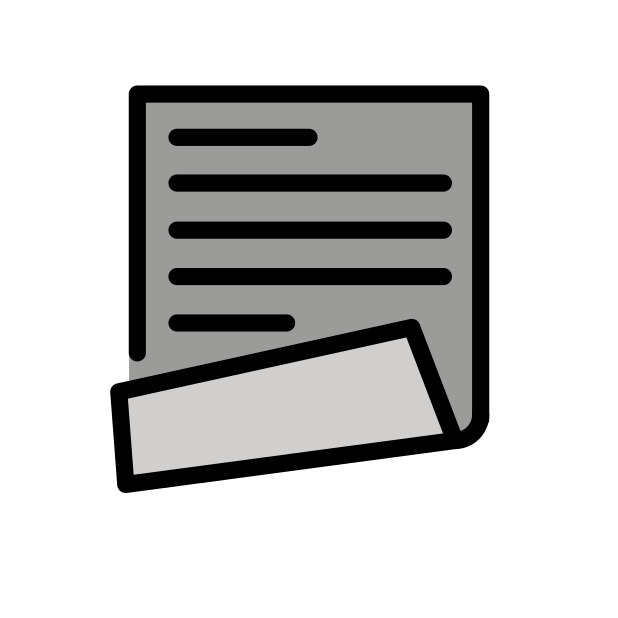 page with curl transparent PNG icon, color version, 618 by 618 pixels