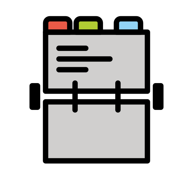 card index transparent PNG icon, color version, 618 by 618 pixels