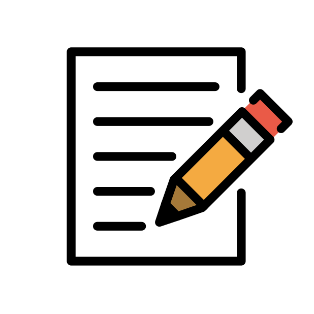 memo transparent PNG icon, color version, 618 by 618 pixels