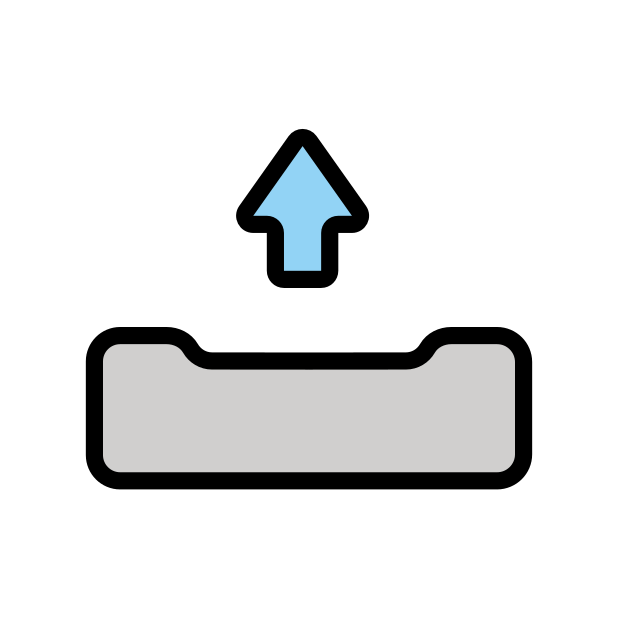 outbox tray transparent PNG icon, color version, 618 by 618 pixels